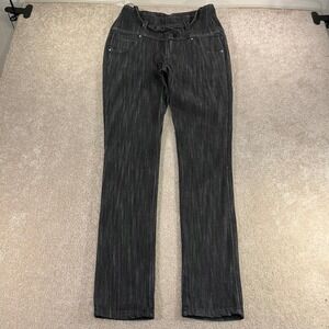 Harmony & Havoc Skinny Jeans Womens 29 Black High Waisted Tie Waist